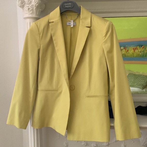 Max & Co informal blazer. High quality manufacture. Acid yellow. Size 6 small. - Picture 4 of 8